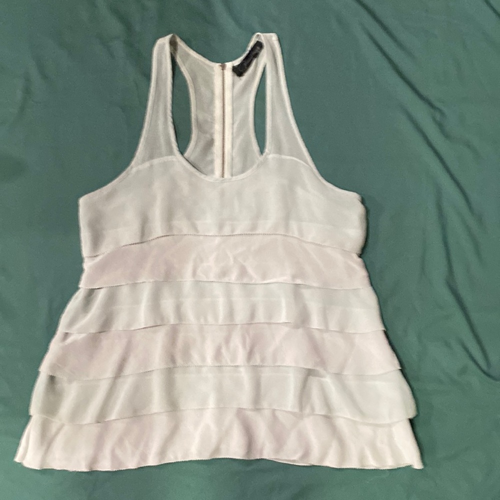 Small Patterson J. Kincaid mint green blouse.